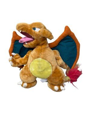 Charizard 18" Plush Stuffed Animal Nintendo Play-By-Play Vintage 1999 Pokemon